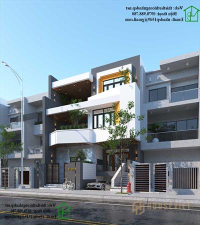 Nhà phố 3 tầng mặt tiền 10m 3