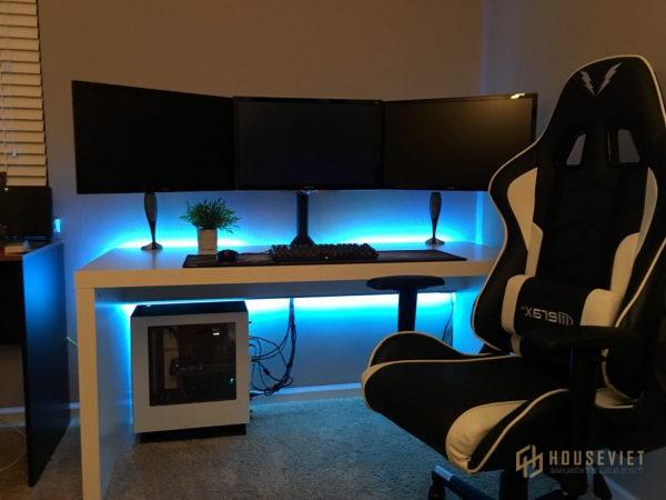 đấu dây trong phòng ngủ chơi game