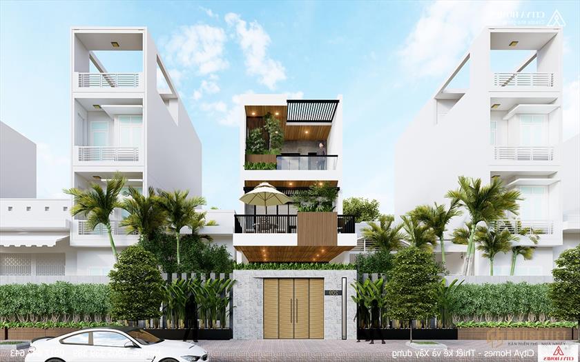 Mặt tiền nhà phố được nhiều người yêu thích