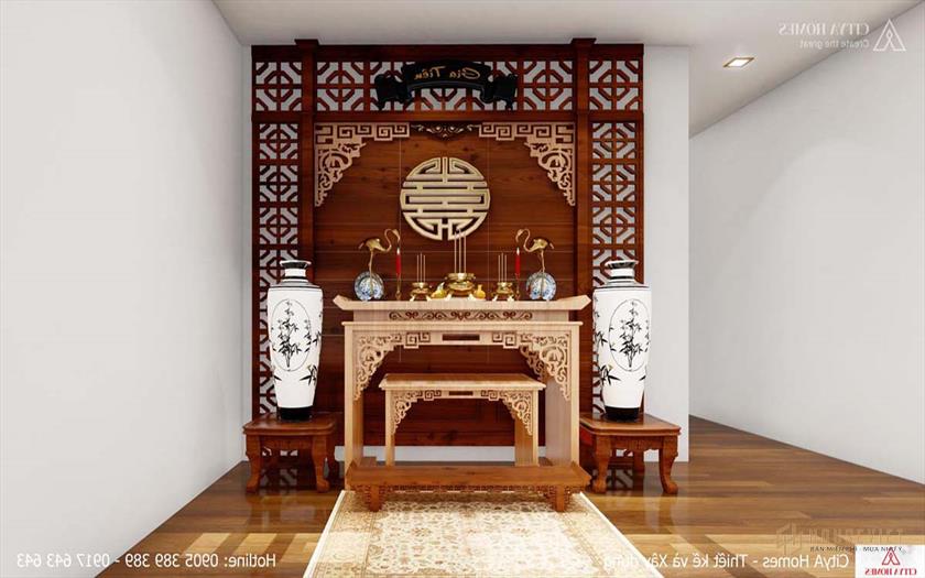 Thiết kế phòng thờ