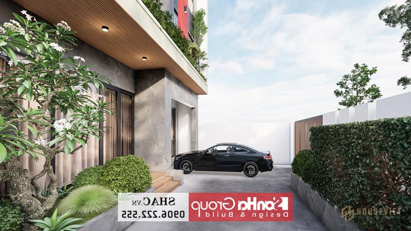 Mẫu thiết kế biệt thự đẹp mặt tiền 12m Mẫu thiết kế biệt thự đẹp mặt tiền 12m