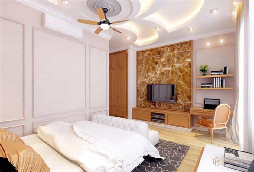 Phòng ngủ master nhà ống có tầng hầm