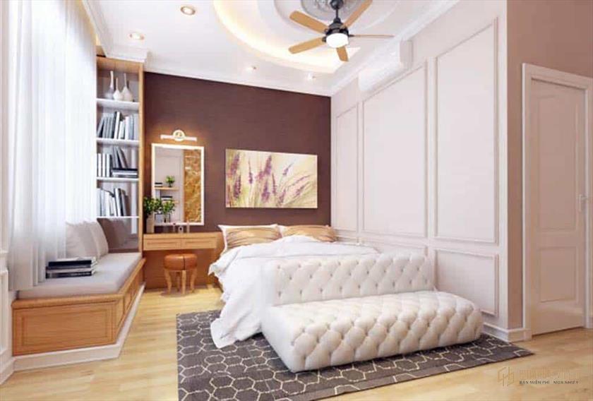 Phòng ngủ sang trọng phong cách tân cổ điển