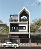 Mẫu nhà phố 3 tầng hiện đại 7x13m tại Thái Bình NDNP3T41