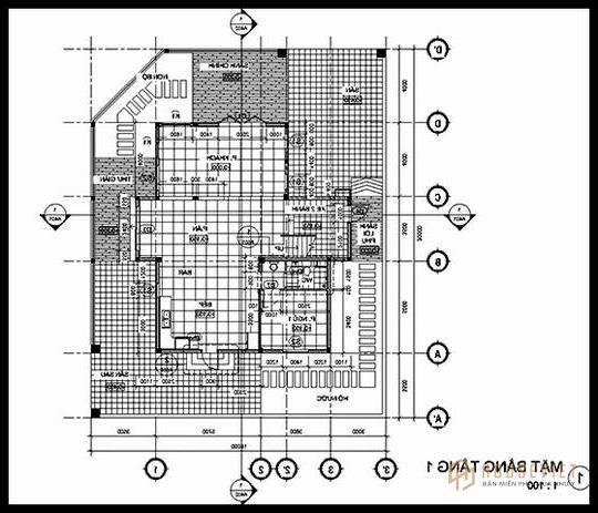Sơ đồ tầng trệt
