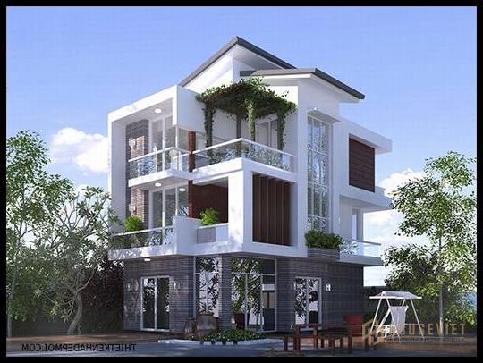 Căn góc 03 căn biệt thự 3 tầng hiện đại có sân vườn