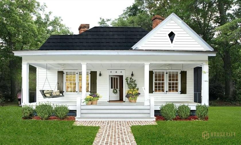 Thiết kế biệt thự cấp 4 phong cách pháp