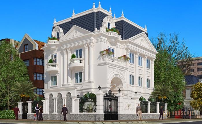 Thiết kế biệt thự cổ điển pháp