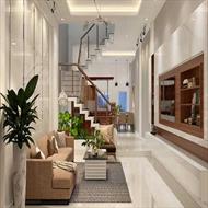 Mẫu cầu thang nhà ống 4m đẹp và tiện nghi theo xu hướng hiện đại