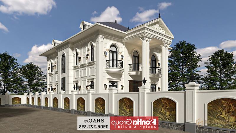 Mẫu biệt thự tân cổ điển 3 tầng Mẫu biệt thự tân cổ điển 3 tầng