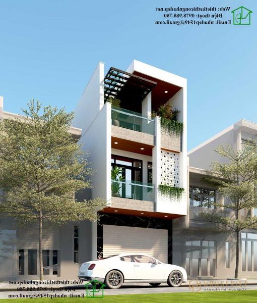 Mẫu nhà phố 3 tầng 4,5x18m 3
