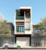 Mẫu nhà phố 3 tầng 4,5x18m kiến trúc hiện đại NDNP3T42