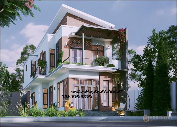 mau thiet ke nha hai tang dep 2022