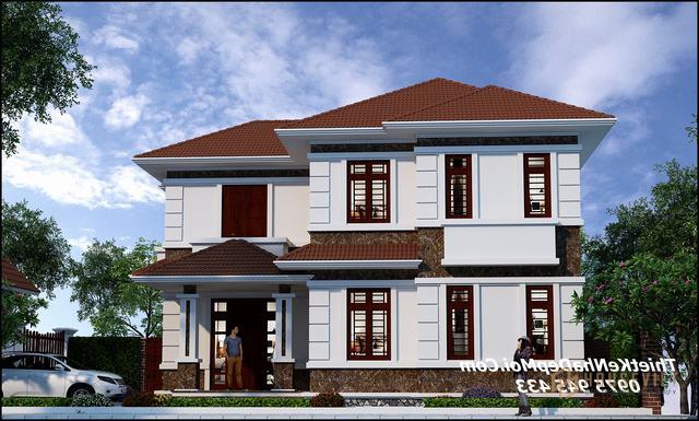 Thiết kế nhà 2 tầng 100m2