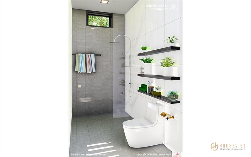 Cách bố trí nhà vệ sinh đẹp đến mê hồn