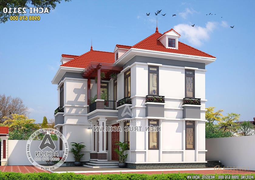 Toàn cảnh ngôi biệt thự 2 tầng đẹp ấn tượng