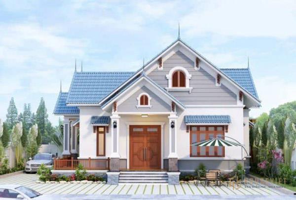 Mẫu nhà cấp 4 mái thái 80m2 thiết kế được trang trí hiện đại và sang trọng