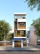 Mẫu thiết kế nhà phố 4 tầng 5x14m của anh Tường ở Thái Bình NP4T010