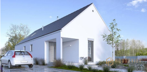 Mẫu nhà ống 1 tầng mặt tiền 7m kèm bản vẽ tham khảo