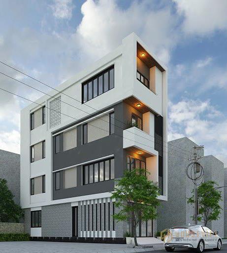 Tư vấn thiết kế mẫu nhà 4 tầng 2 mặt tiền hiện nay