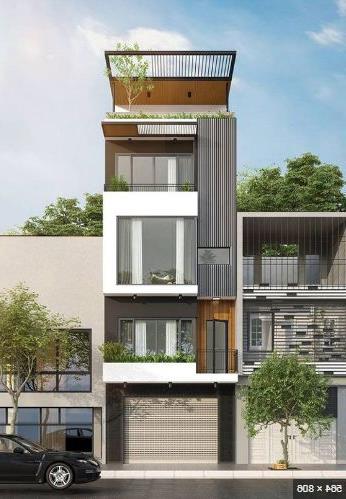 Tư vấn thiết kế mẫu nhà 4 tầng 1 tum đẹp nhất hiện nay