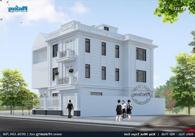 Đắm chìm mẫu biệt thự tân cổ điển mái bằng đẹp nhất hiện nay