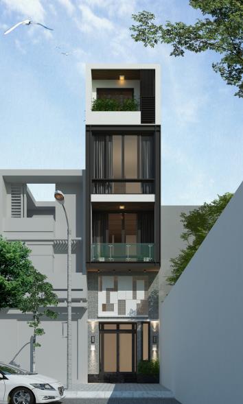 Những mẫu nhà phố 4 tầng 5x15m đẹp nhất 2022