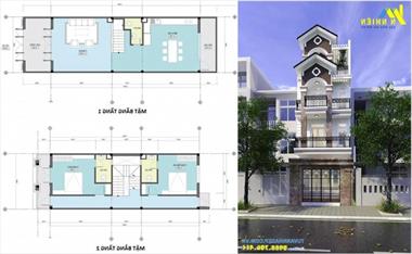 Chiêm ngưỡng mẫu nhà 3 tầng mái thái 80m2 đẹp say đắm