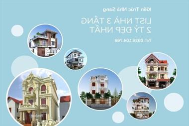 Mãn nhãn với 25 mẫu nhà 3 tầng chi phí đầu tư trên dưới 2 tỷ ai cũng ao ước