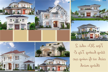 Bật mí 15 giải pháp chống nóng nhà hướng Tây và 30+ mẫu nhà 2 tầng hướng Tây "mát lịm"