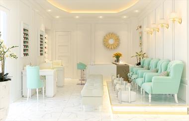 Ý tưởng thiết kế phòng Nail Spa cao cấp hiện đại