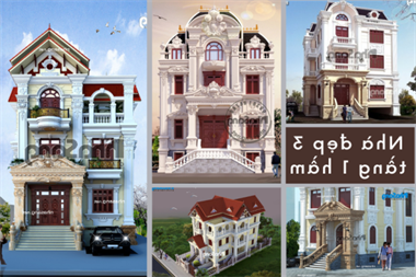 Bỏ túi 15 mẫu nhà 3 tầng có bán hầm tỉ lệ hoàn mỹ không điểm chết