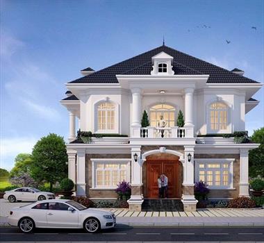 Top 50+ mẫu biệt thự tân cổ điển 2 tầng độc đáo, ấn tượng