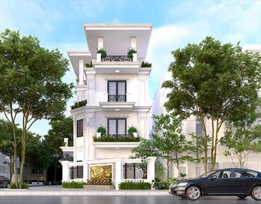 Mẫu thiết kế biệt thự 4 tầng đón đầu xu hướng kiến ​​trúc hiện nay