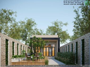 Mẫu thiết kế nhà ống cấp 4 5x20m mái tôn giá 500 triệu NDNC4122