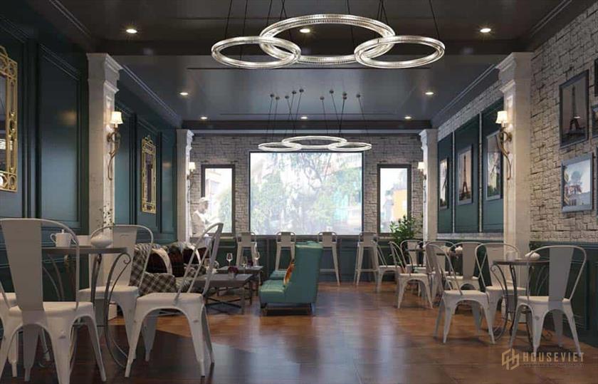 Thiết kế quán cafe theo phong cách tân cổ điển