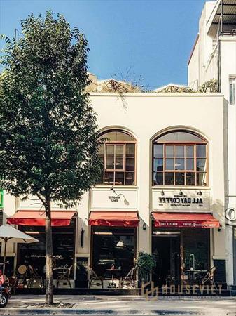 Nhà ống 2 tầng mặt tiền 8m làm quán cafe Nhà ống 2 tầng mặt tiền 8m làm quán cafe