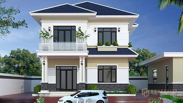 Màu mái hài hòa với sơn bên ngoài để có một cái nhìn hoàn chỉnh