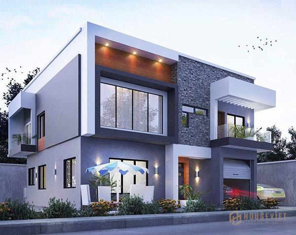 Mẫu thiết kế nhà diện tích 8x10m có mặt tiền cuốn hút và độc đáo đến từng chi tiết