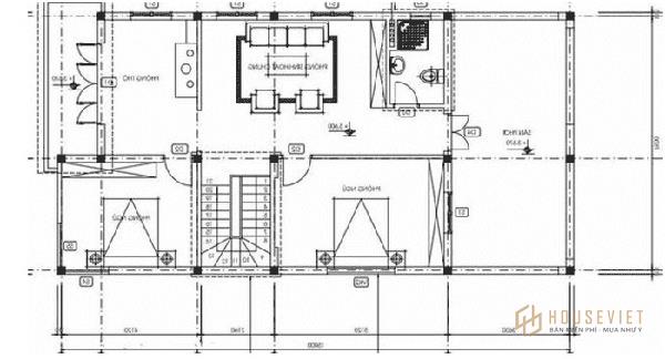 Mẫu thiết kế nhà 2 tầng 8x10m sử dụng kiến trúc ấn tượng với công năng sử dụng hiệu quả và ấn tượng