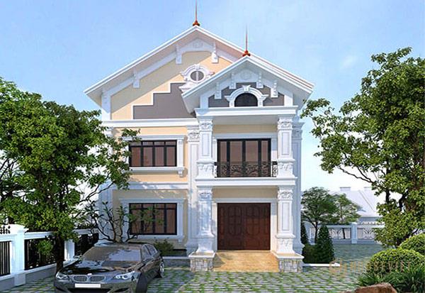 Sân vườn tiểu cảnh kết hợp hài hòa với kiến ​​trúc tạo nên một công trình hoàn mỹ