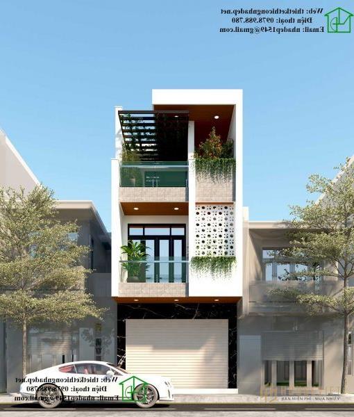 Nhà phố 3 tầng hướng tây