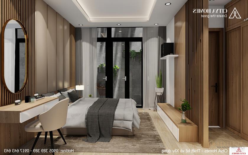 Phòng ngủ chính với nội thất cao cấp, lý tưởng