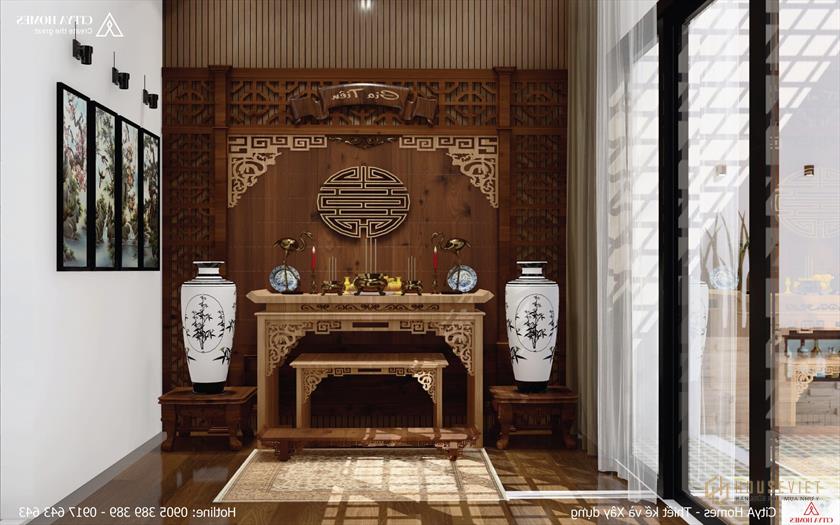 Phòng thờ cúng cổ điển