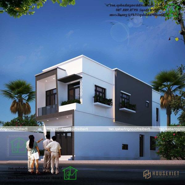 Nhà phố 2 tầng mặt tiền 5m 2