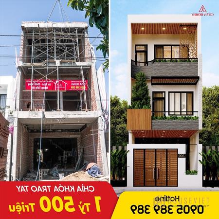 Hình ảnh thực tế nhà 2 tầng 1 tum Đà Nẵng
