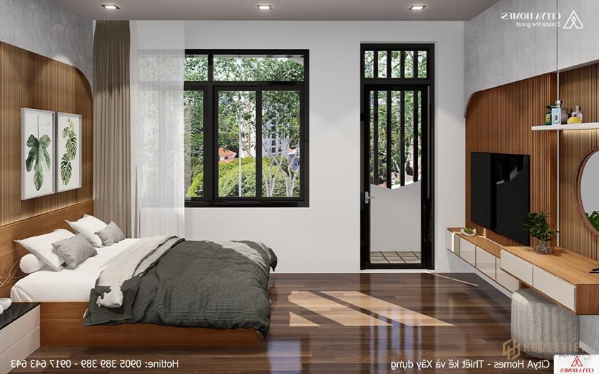 Phòng ngủ tràn ngập ánh sáng