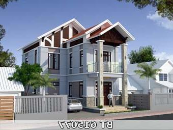 Mẫu thiết kế nhà 8x13m 2 tầng BT615077