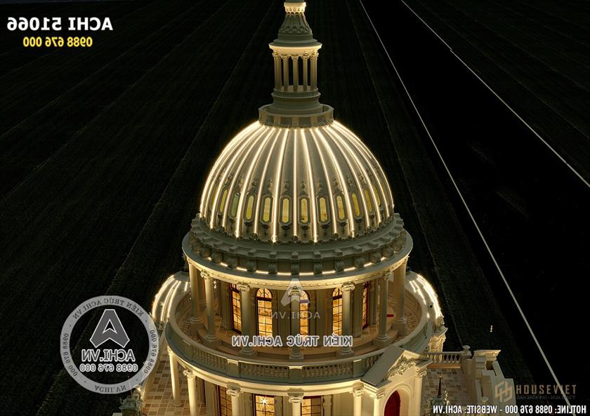 Kiến trúc mái vòm huyền thoại làm cho thiết kế của những lâu đài và dinh thự xinh đẹp trở nên độc đáo