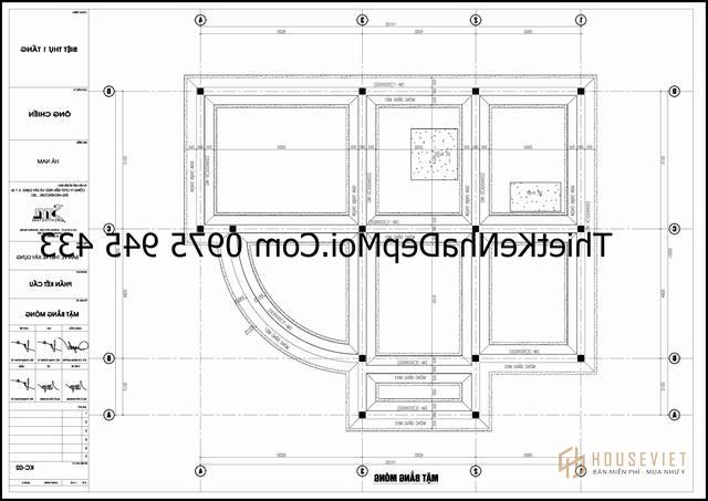 Bản vẽ nhà 1 tầng 140m2